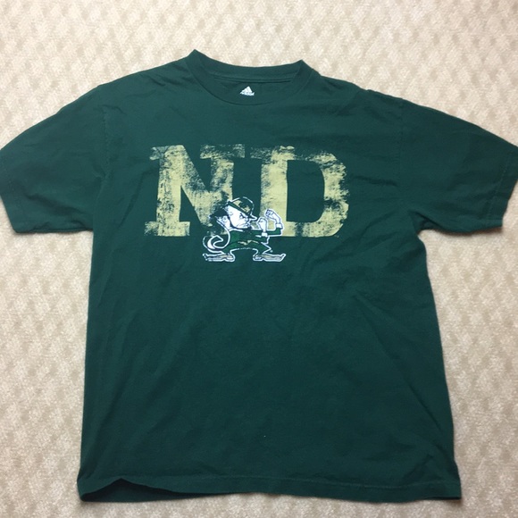 Adidas Notre Dame Fighting Irish T-Shirt - Picture 1 of 4